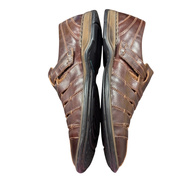 JOSEF SEIBEL | NWOT MEN'S LEATHER SHOES SANDALS |  MARONE | EU 46  US 12 - 12.5 - Picture 10 of 16